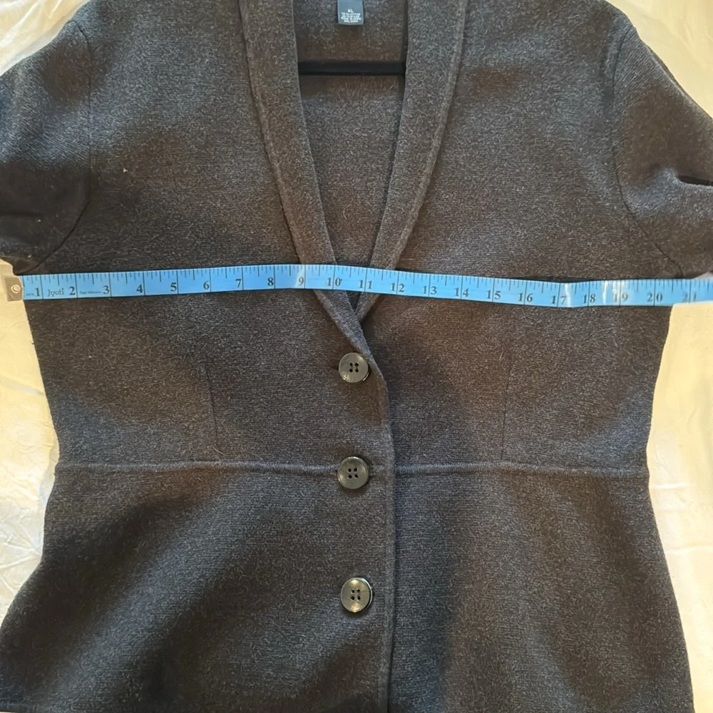Alfani dark gray knit Blazer Sz XL - Picture 4 of 5